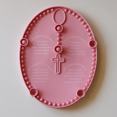 Rosary Popper: Rose Pink