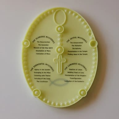 Rosary Popper: Glow-in-the-dark Green