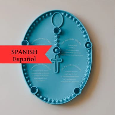 Spanish Rosary Popper: Blue